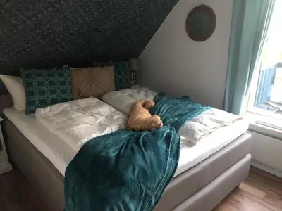Ein Bett oder Betten in einem Zimmer der Unterkunft Villa Gudrun, luxury Beach House
