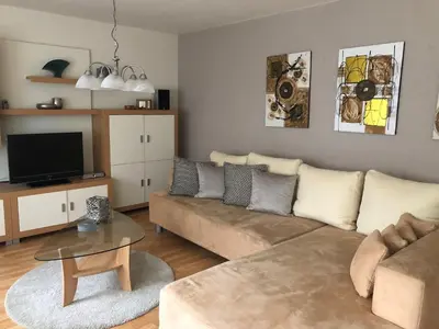 TV/Unterhaltungsangebot in der Unterkunft Ferienhaus Boddenblick mit Sauna