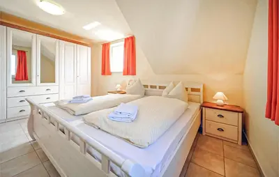 Ein Bett oder Betten in einem Zimmer der Unterkunft Ferienwohnung Fuhlendorf