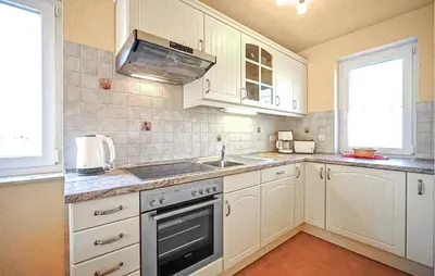 Küche/Küchenzeile in der Unterkunft Ferienwohnung Fuhlendorf