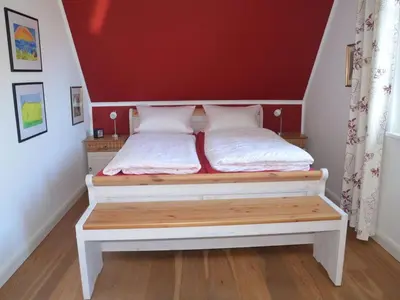 Ein Bett oder Betten in einem Zimmer der Unterkunft House Pella Modern retreat