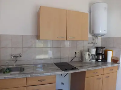 Küche/Küchenzeile in der Unterkunft Bungalow 1