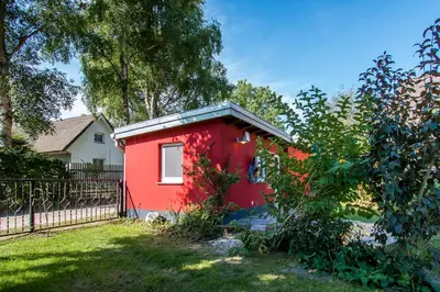 Ein Garten an der Unterkunft Kleine Rotbuche