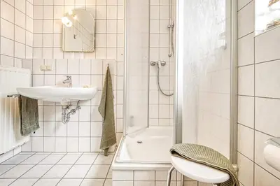 Ein Badezimmer in der Unterkunft Haus Kranich 4 - Wohnung 17