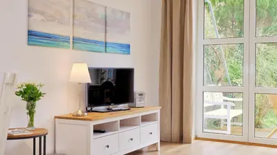 TV/Unterhaltungsangebot in der Unterkunft Kapitänsgarten Wohnung 25