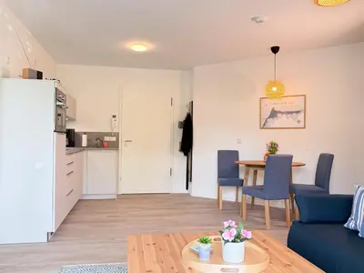 Küche/Küchenzeile in der Unterkunft Ostseekoje