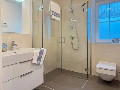 Ein Badezimmer in der Unterkunft Ostseekoje