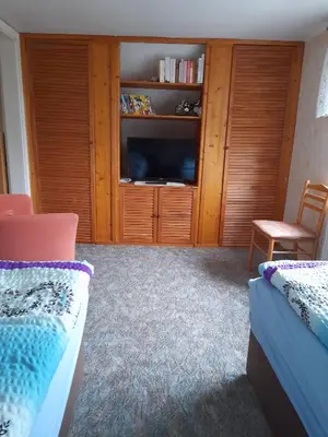 TV/Unterhaltungsangebot in der Unterkunft Ferienwohnung Sonnenuntergang