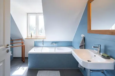 Ein Badezimmer in der Unterkunft Landhaus Born