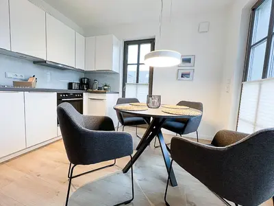 Küche/Küchenzeile in der Unterkunft Meer genießen - Fewo Surfside