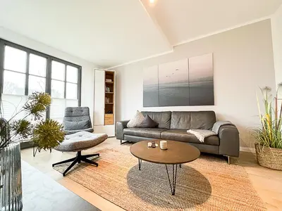 Ein Sitzbereich in der Unterkunft Meer genießen - Fewo Surfside
