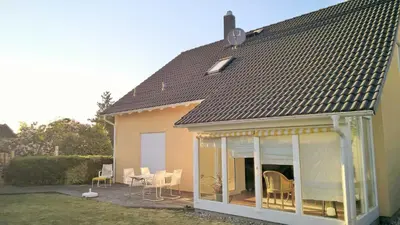 Das Gebäude in dem sich die Ferienwohnung befindet