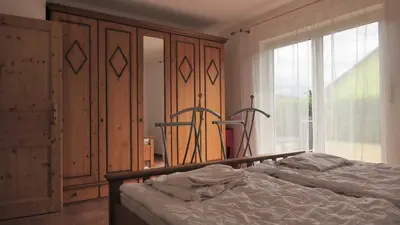 Ein Bett oder Betten in einem Zimmer der Unterkunft Ferienhaus Vineta