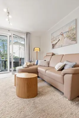 Ein Sitzbereich in der Unterkunft Rosenberg 43 Wg 6 1 Etage