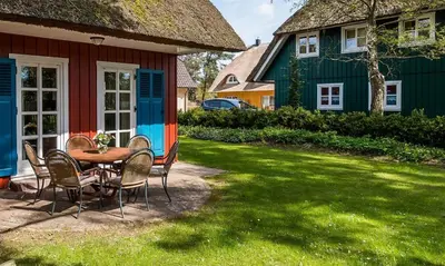 Ein Garten an der Unterkunft Krabbe