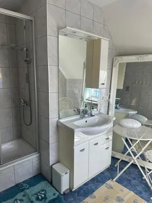 Ein Badezimmer in der Unterkunft Seechick