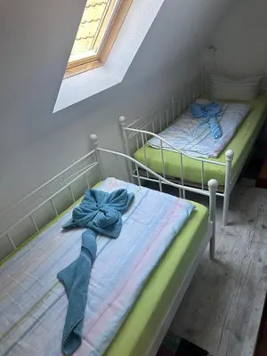 Ein Bett oder Betten in einem Zimmer der Unterkunft Seechick