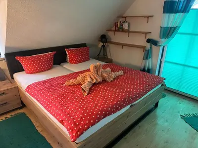 Ein Bett oder Betten in einem Zimmer der Unterkunft Studio Übersee