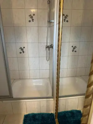 Ein Badezimmer in der Unterkunft Studio Übersee