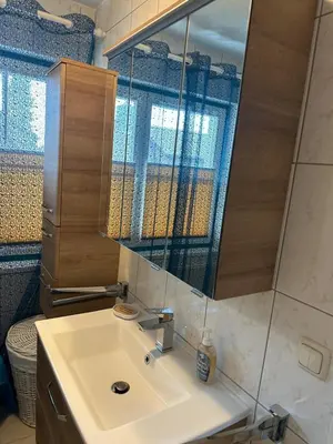 Ein Badezimmer in der Unterkunft Studio Übersee