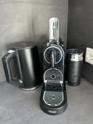 Kaffee-/Teezubehör in der Unterkunft Villa Blau Wohnung 02Appartment