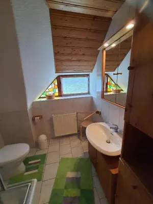 Ein Badezimmer in der Unterkunft 