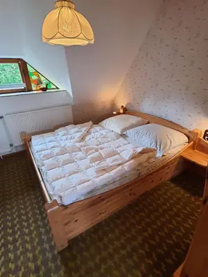 Ein Bett oder Betten in einem Zimmer der Unterkunft 