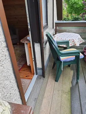 Ein Balkon oder eine Terrasse in der Unterkunft 