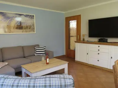 TV/Unterhaltungsangebot in der Unterkunft Prerower Seekiste Comfortable holiday residence
