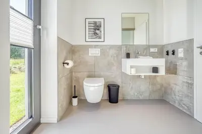 Ein Badezimmer in der Unterkunft Ferienhaus Peak ONE