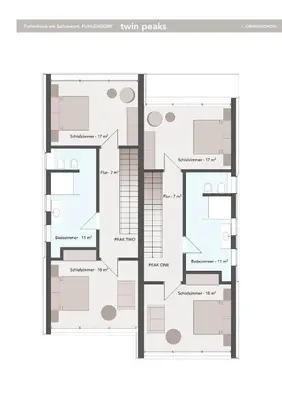 Grundriss der Unterkunft Ferienhaus Peak ONE