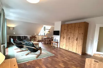 Ein Sitzbereich in der Unterkunft Resi H5