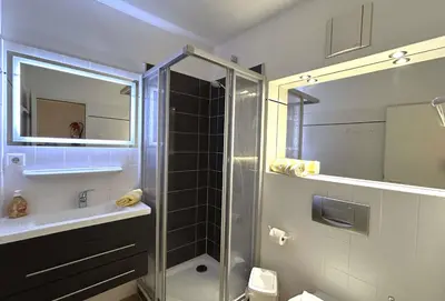 Ein Badezimmer in der Unterkunft Resi M6