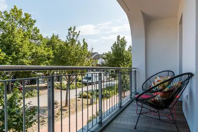 Ein Balkon oder eine Terrasse in der Unterkunft Romy