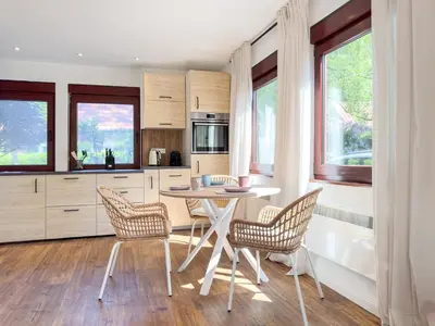 Küche/Küchenzeile in der Unterkunft Haus am Strand
