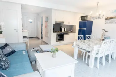 Küche/Küchenzeile in der Unterkunft Ferienhaus Ostsee