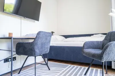TV/Unterhaltungsangebot in der Unterkunft Johouse Zingst Johouse Zimmer 13