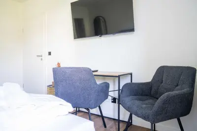TV/Unterhaltungsangebot in der Unterkunft Johouse Zingst Johouse Zimmer 04