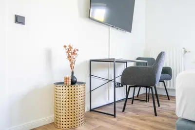 TV/Unterhaltungsangebot in der Unterkunft Johouse Zingst Johouse Zimmer 04