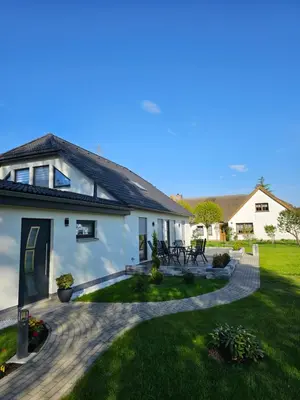 Das Gebäude in dem sich die Ferienwohnung befindet