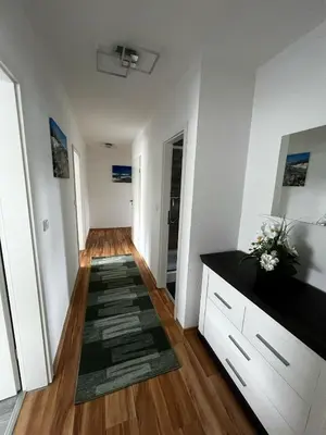Ein Bett oder Betten in einem Zimmer der Unterkunft Haus am Bodden