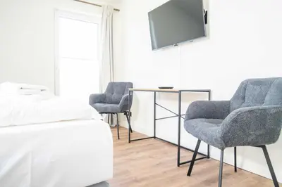 TV/Unterhaltungsangebot in der Unterkunft Johouse Zingst Johouse Zimmer 17