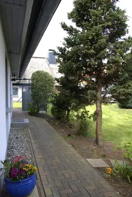 Ein Garten an der Unterkunft Seestern