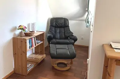 Ein Sitzbereich in der Unterkunft Resi P6