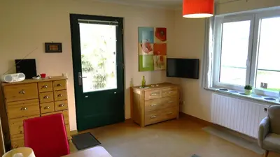 TV/Unterhaltungsangebot in der Unterkunft Ferienhaus Mantuja Wohnung I