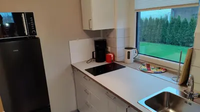 Küche/Küchenzeile in der Unterkunft Ferienhaus Mantuja Wohnung I