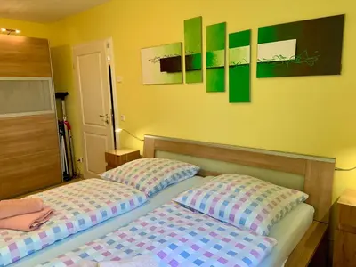 Ein Bett oder Betten in einem Zimmer der Unterkunft Utkiek 2