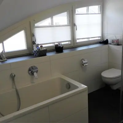Ein Badezimmer in der Unterkunft Dünenperle