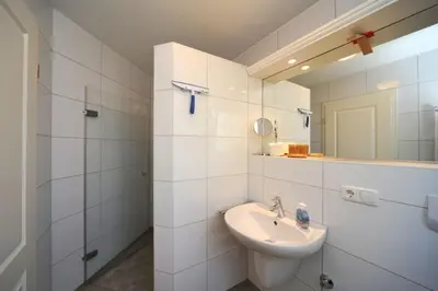 Ein Badezimmer in der Unterkunft Donnerkeil