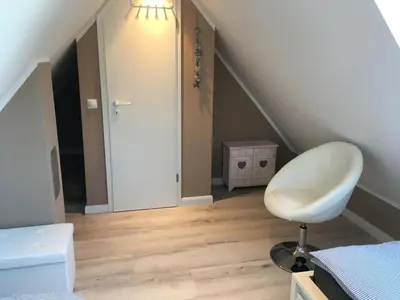 Ein Sitzbereich in der Unterkunft Steentje